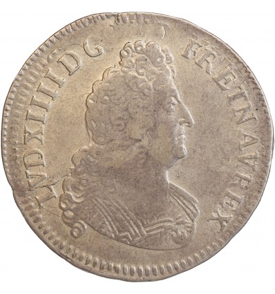 1/2 Ecu aux 8 L 2ème type Louis XIV