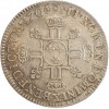 1/2 Ecu aux 8 L 2ème type Louis XIV