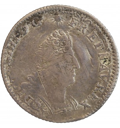 1/8 Ecu de Flandres aux Palmes Louis XIV