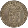 1/4 Ecu à la Mèche Courte Louis XIV