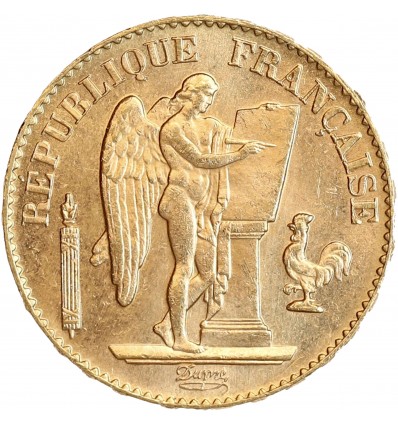 20 Francs Génie Troisième République