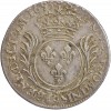 1/4 Ecu aux Palmes Louis XIV