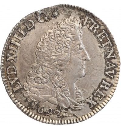 1/4 Ecu aux 8 L 2ème type Louis XIV