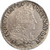 1/4 Ecu aux 8 L 2ème type Louis XIV