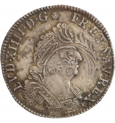 1/4 Ecu aux Insignes Louis XIV