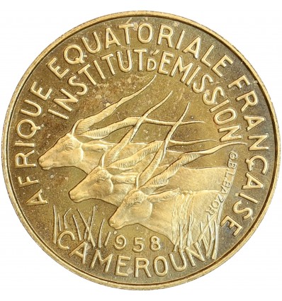 Essai de 5 Francs Cameroun - Afrique Equatoriale
