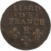 Liard de France 3ème type au Buste Agé - Louis XIV