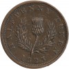 Jeton 1/2 Penny Token - Canada - Nouvelle Ecosse