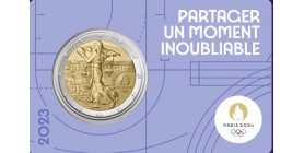 2 Euros JO de Paris 2024 - 2023 BU Violet