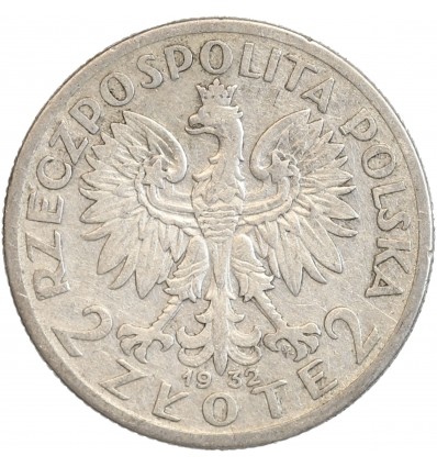 2 Zloty Reine Jadwiga - Pologne Argent