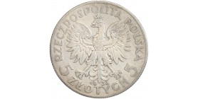 5 Zloty Reine Jadwiga - Pologne Argent