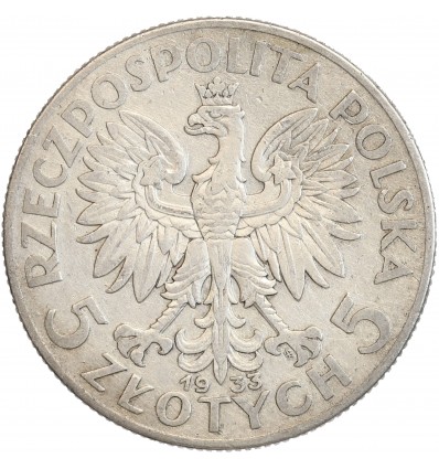 5 Zloty Reine Jadwiga - Pologne Argent