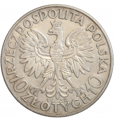 10 Zloty Reine Jadwiga - Pologne Argent