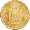 8 Forint - 20 Francs François Joseph Ier - Hongrie