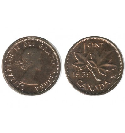 1 Cent Elisabeth II Canada