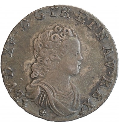 1/10 d'Ecu Vertugadin - Louis XV