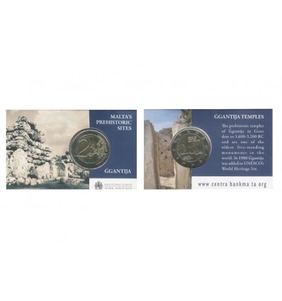 2 euro coincard Ggantija malte