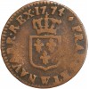 Liard à la Vieille Tête - Louis XV