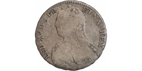 1/2 Ecu aux Lauriers Louis XV