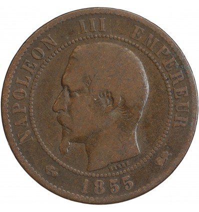 10 Centimes Napoléon III Tête Nue