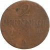 2 pfennig - Allemagne - Prusse