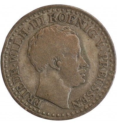 1 Silber Groschen Fréderic Guillaume III - Allemagne Argent Prusse