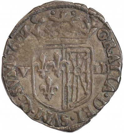 1/8 d'Ecu de Navarre - Henri IV