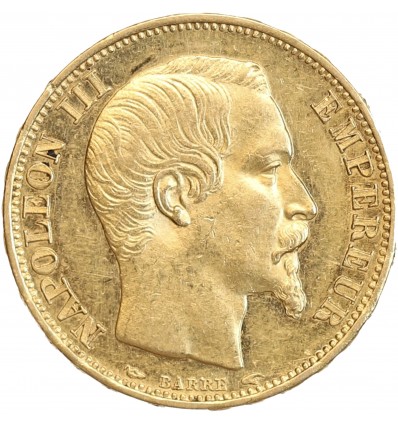 20 Francs Napoléon III Tête Nue