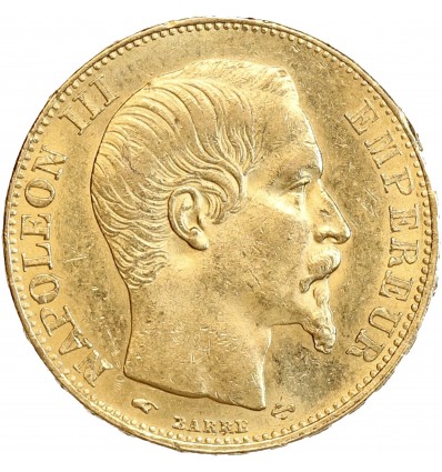 20 Francs Napoléon III Tête Nue