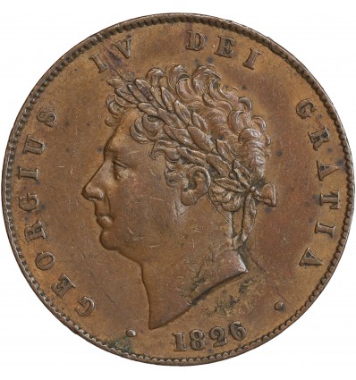 1/2 penny Georges IV - Grande Bretagne