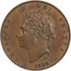 1/2 penny Georges IV - Grande Bretagne