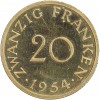 Essai de 20 Franken - Sarre