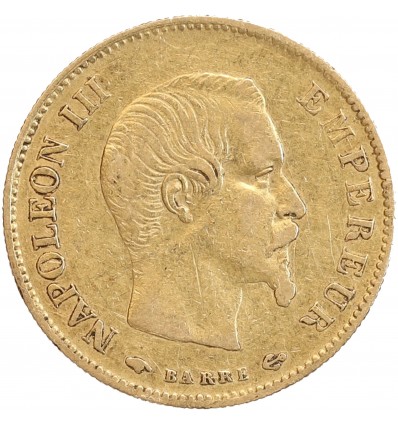 10 Francs Napoléon III Tête Nue