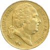 20 Francs Louis XVIII Buste Nu