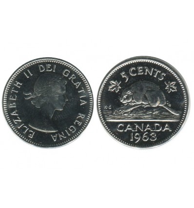 5 Cents Elisabeth II Canada