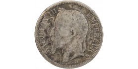 1 Franc Napoléon III Tête Laurée