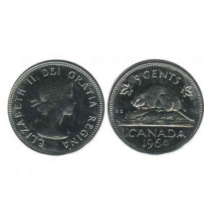 5 Cents Elisabeth II Canada