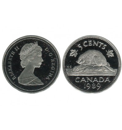 5 Cents Elisabeth II Canada