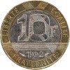 10 Francs R.F. Génie de la Bastille