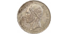 Module de 5 Francs Mariage du Duc de Brabant avec Marie Henriette - Belgique Argent