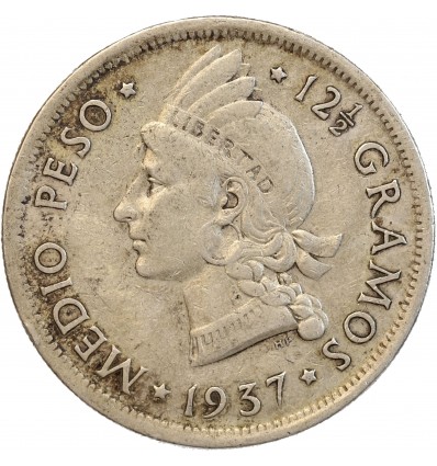 1/2 Peso - République Dominicaine
