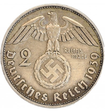 2 Marks S.Hindenbourg - Allemagne Argent