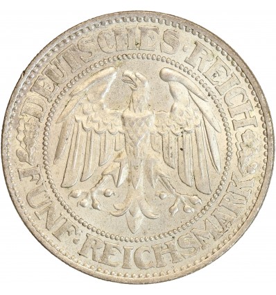 5 Reichsmark - Allemagne République de Weimar Argent