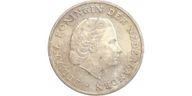 1 Gulden Juliana - Antilles Hollandaises Argent