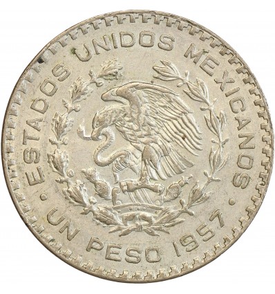 1 Peso Mexique Argent