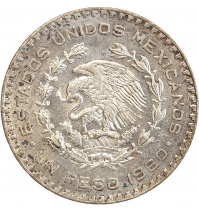 1 Peso Mexique Argent