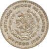 1 Peso Mexique Argent