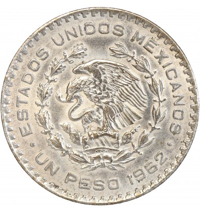 1 Peso Mexique Argent