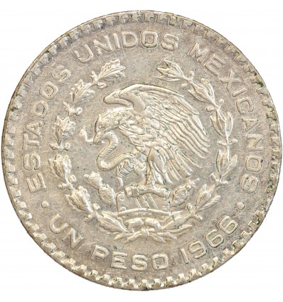 1 Peso Mexique Argent