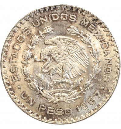 1 Peso Mexique Argent